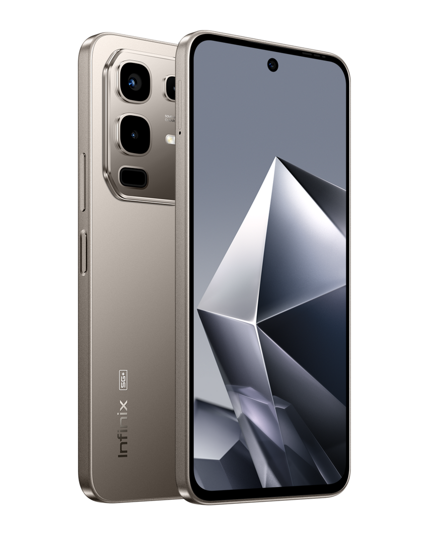 Infinix NOTE 50X 5G Smartphone – 256GB, 8GB RAM, Titanium Grey