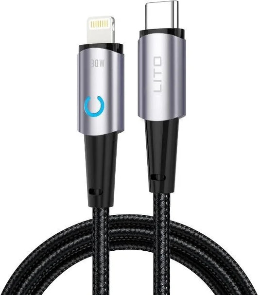 LITO 1m Fast Charging USB‑C to USB‑C Cable – Durable TPE