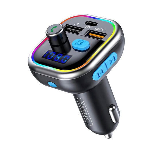 Earldom M61 18W PD QC 3A LED Bluetooth Car Charger