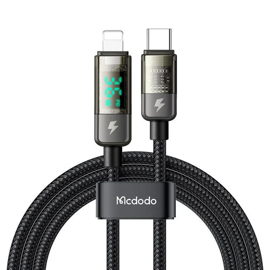 Mcdodo Pro Transparent USB‑C to Lightning Cable 1.2 m