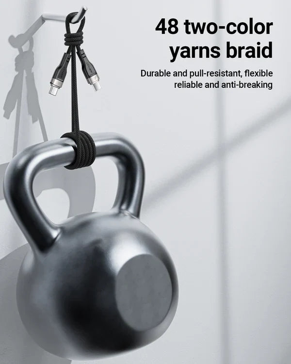 ACEFAST Magnetic USB‑C to USB‑C Fast Charging Data Cable 1m