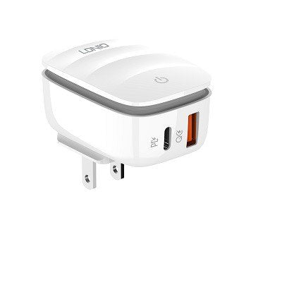 LDNIO 20W LED Lamp Fast Charger with Dual USB Ports