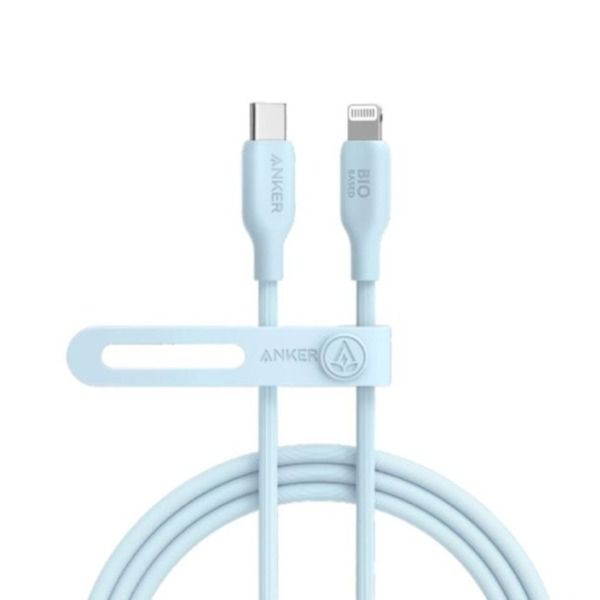 Anker 542 USB-C to Lightning Cable, Bio-Based, Durable, 6-Foot Blue