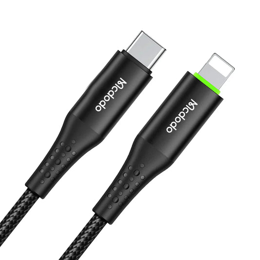 Mcdodo 36W L‑Shaped Lightning to USB‑C PD Cable 1.2 m