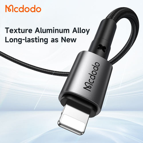MCDODO Prism 1.2m Type‑C to Lightning Fast Charging Cable Black