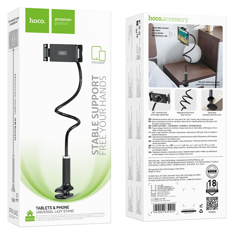 Hoco HD10 Universal Lazy Stand Adjustable Phone Tablet Holder