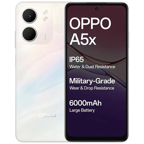 OPPO A5x NFC 4GB RAM 128GB Storage Rugged Smartphone