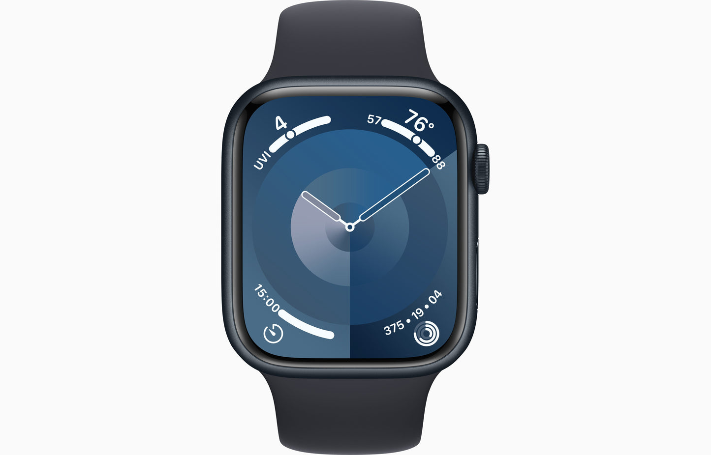 Apple Watch Series 9 45mm Midnight Aluminium Case with Midnight Sport Band M/L GPS + Cellular (MRMD3QA/A)