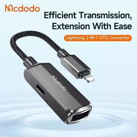 Mcdodo CA-2690 2-in-1 USB Lightning OTG 3.0 Adapter