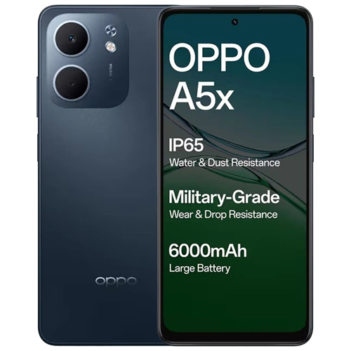 OPPO A5x NFC 4GB RAM 128GB Storage Rugged Smartphone