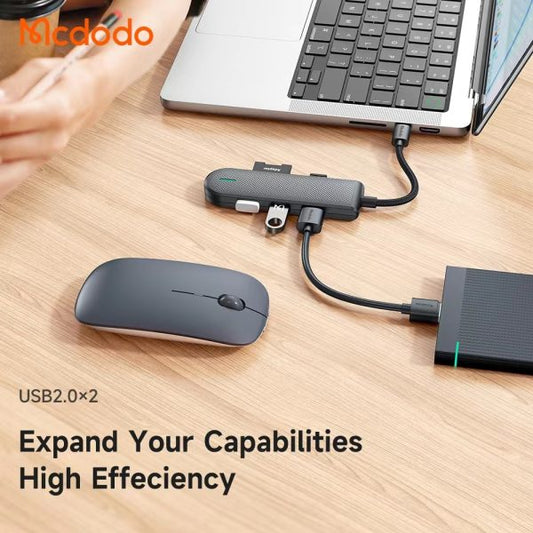 MCDODO HU-143 5‑in‑1 USB‑C Multi‑Port Expansion Hub for Laptop