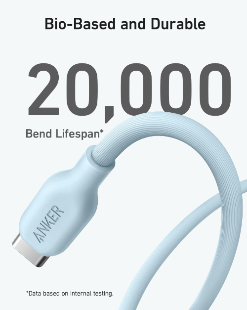 Anker 544 Bio-Based USB-C to USB-C Cable 140W Fast Charging