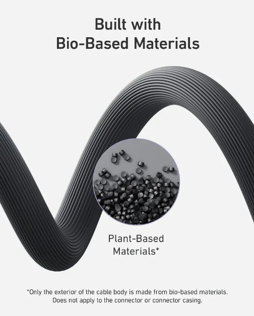 Anker Bio-Based Durable 544 USB-C to USB-C Cable 6ft Black