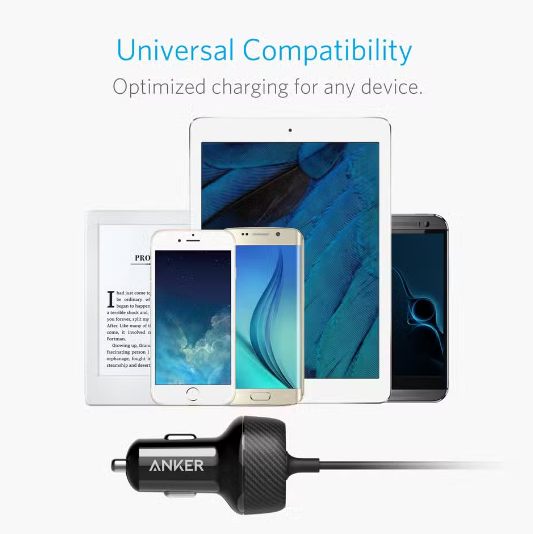 Anker PowerDrive 2 Elite Dual-Port 24W Lightning Car Charger