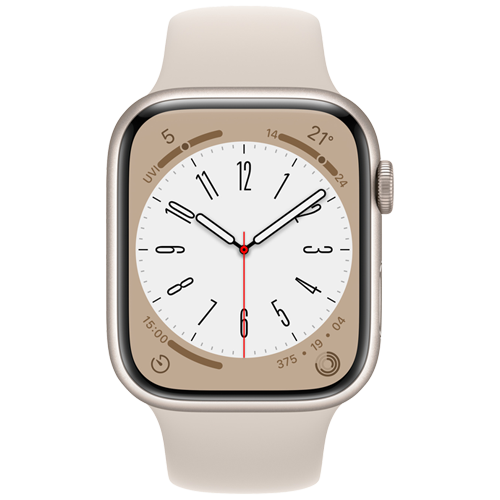 Apple Watch Series 8 GPS + Cellular 41mm with Sport Band - (English Edition)