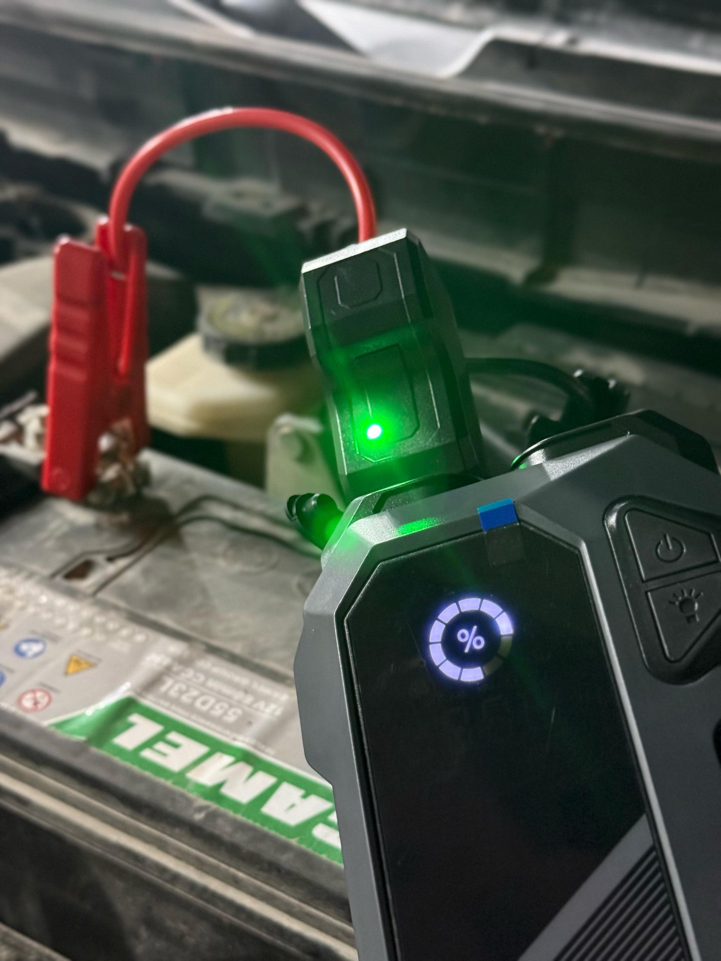 LZEL EnergizeIgnite X 12,000mAh Car Jump Starter & Compressor