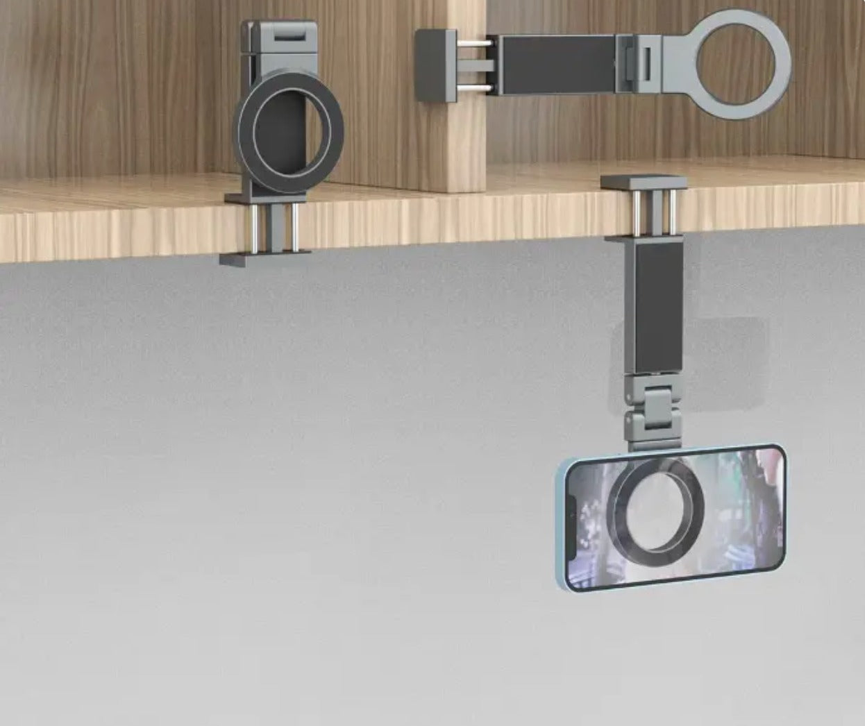 LZEL MagDrive MagSafe Aluminum Airplane Phone Holder 360°