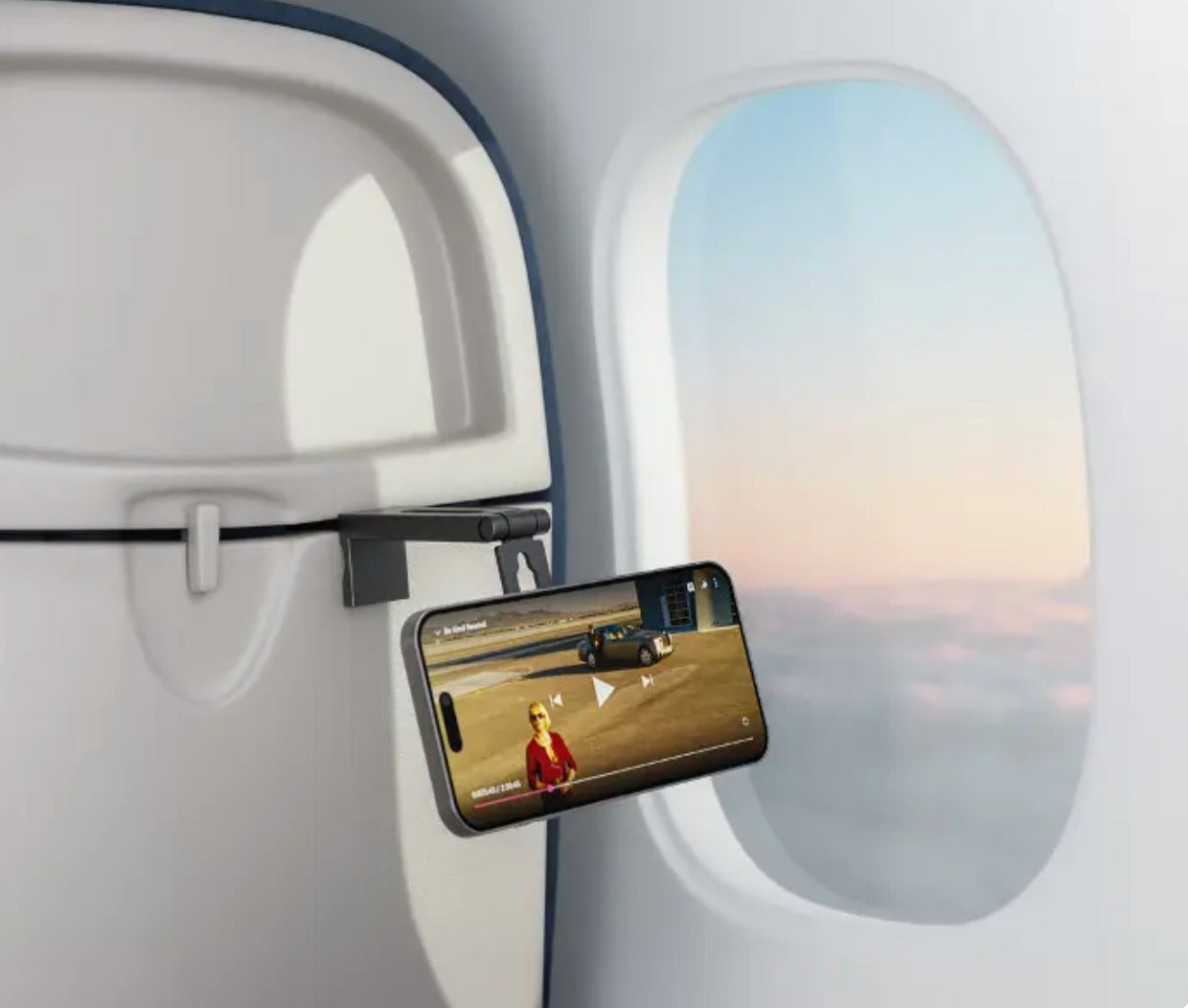 LZEL MagDrive MagSafe Aluminum Airplane Phone Holder 360°