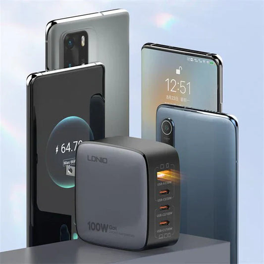 LDNIO Q408 100W GaN Super Fast Charger 4-Port