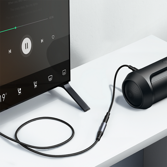 Joyroom 1.5m Braided Nylon AUX 3.5mm Stereo Audio Cable