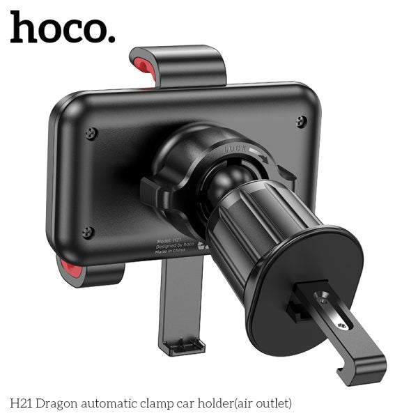 H21 Dragon Automatic Clamp Car Holder for Air Vent – Black