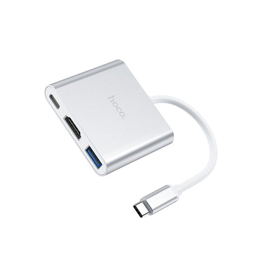 Hoco HB14 USB-C Multiport Adapter: HDMI, USB 3.0, PD Charging Hub