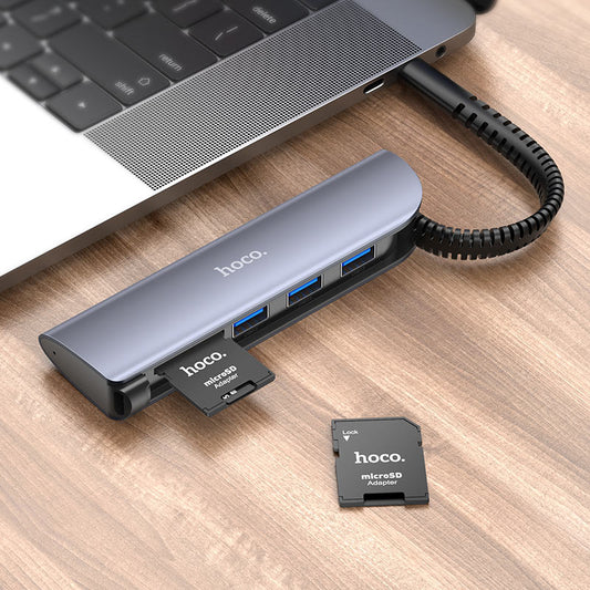 Hoco HB22 High-Speed TF to SD Card USB 3.0 Adapter