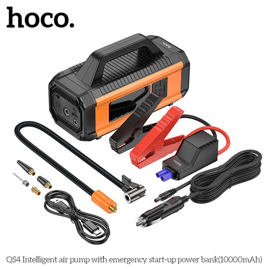 Hoco QS4 10000mAh Air Pump & Emergency Jump Starter