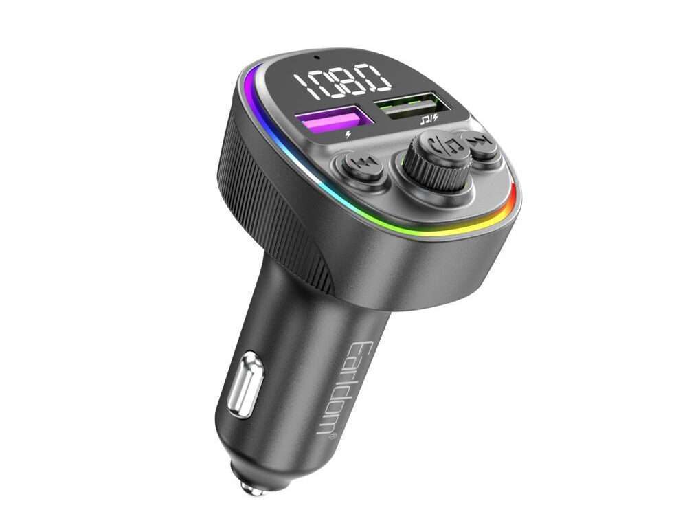 Earldom Wireless MP3 FM Transmitter Car Charger Dual USB Handsfree