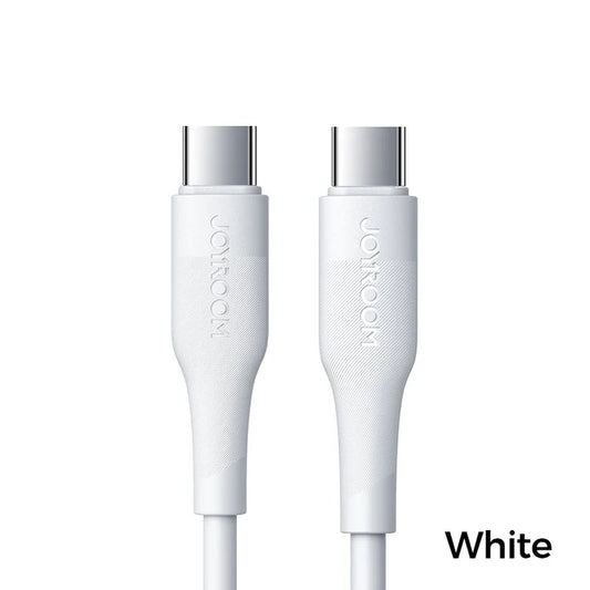 60W USB‑C to USB‑C Fast Charging Cable White