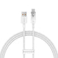 Baseus Flash USB‑C Quick Charge Cable 6A 1m White High‑Power