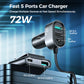 Joyroom 5-Port Dual PD & Triple QC3.0 Fast Car Charger