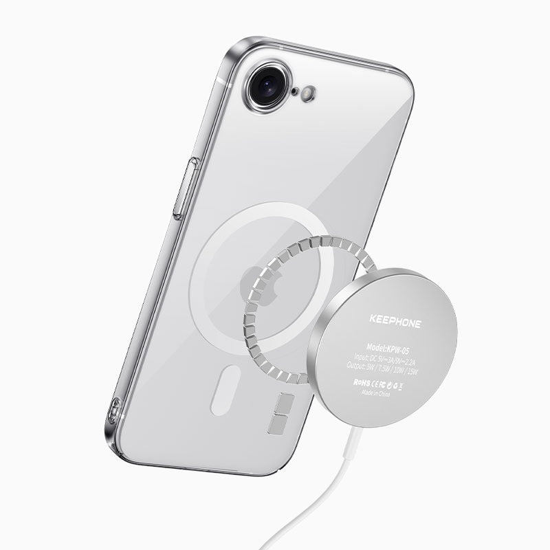 Keephone X-Crystal Clear Anti-Yellowing MagSnap Case for iPhone 16E