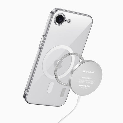 Keephone X-Crystal Clear Anti-Yellowing MagSnap Case for iPhone 16E