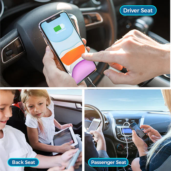 Joyroom 5-Port Dual PD & Triple QC3.0 Fast Car Charger