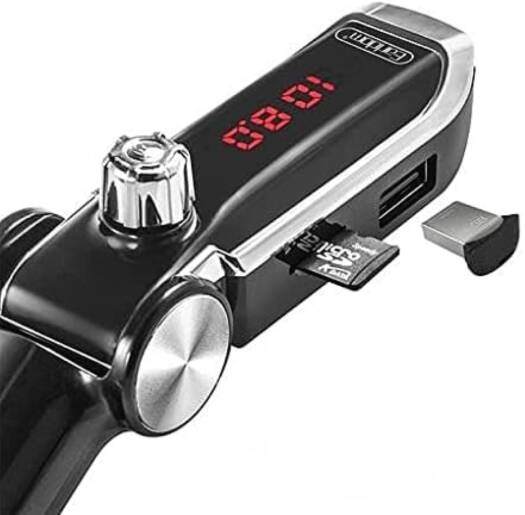 Earldom ET-M39 Bluetooth Car Charger FM Transmitter and Dual USB