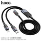 HOCO U139 2-in-1 Fast Charging Cable 100W USB‑C 27W Lightning
