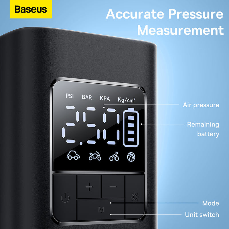 Baseus SuperMini Wireless Car Inflator Compact Portable Air Pump