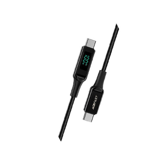 AceFast C6-03 2m USB‑C 100W Braided Cable with LED Display