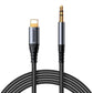 Premium Lightning to 3.5mm AUX Audio Cable with Braided Nylon