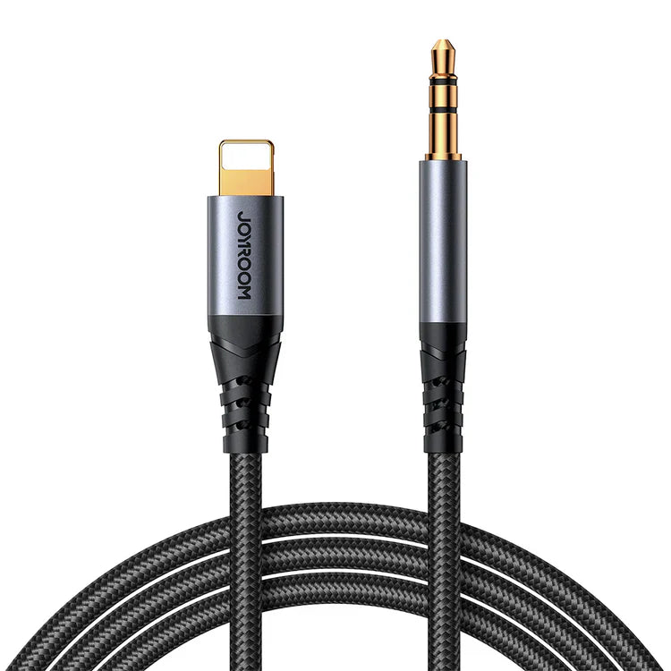 Audio-Transfer Lightning to 3.5mm AUX Cable – Braided Nylon Aluminium