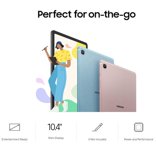 Galaxy Tab S6 Lite 10.4-inch Wi-Fi Tablet (4GB+64GB) [with S Pen included in the Carton Box]