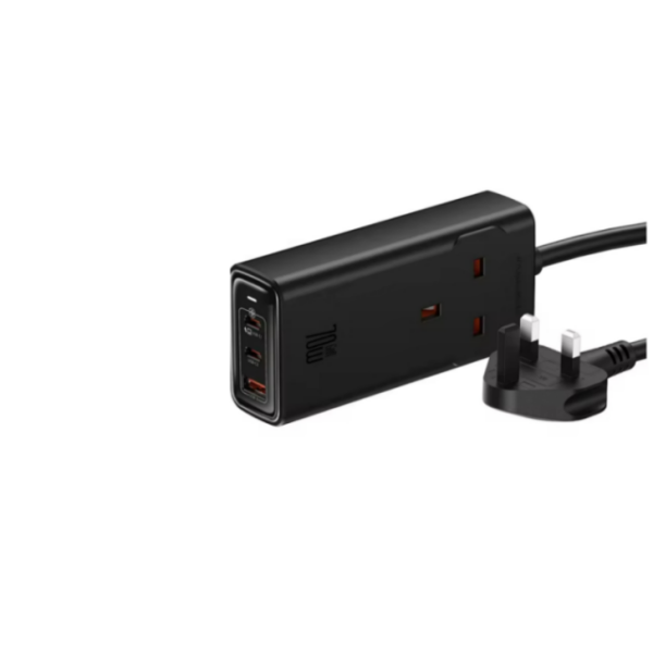 Mcdodo 4-In-1 70W GaN Surge Protection Power Strip – Compact Black