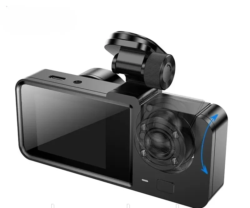 Hoco DI63 Universe 3-Screen WiFi Dash Cam with Full-View Recording