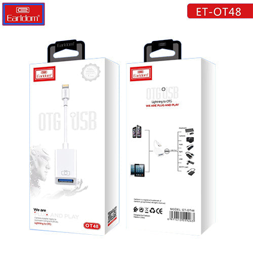 Earldom OT48 Lightning to OTG Adapter for Fast Data Transfer