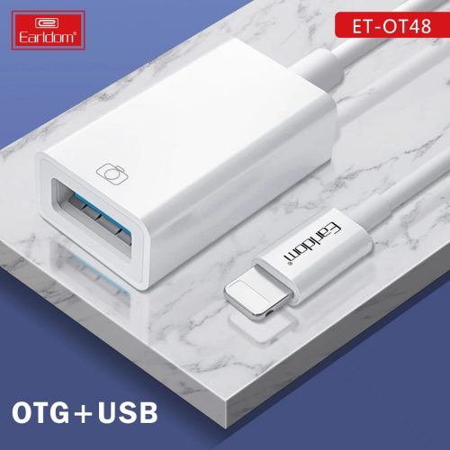 Earldom OT48 Lightning OTG Adapter – Fast Data Transfer & Charging
