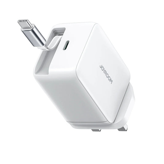 Joyroom 67W GaN Fast Charger with Retractable USB‑C Cable