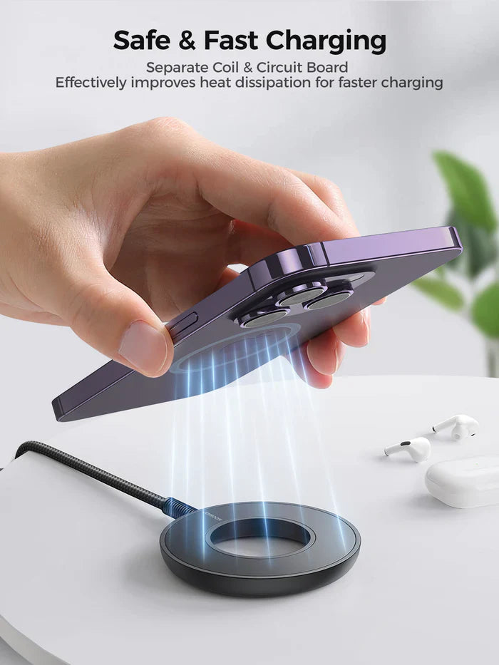 Joyroom Magnetic Wireless Charger 15W Fast Charging Pad