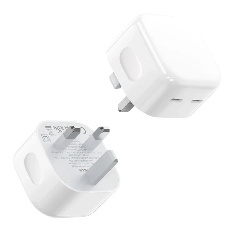 35W Mini Dual-Port Intelligent Fast PD Charger – Compact USB‑C