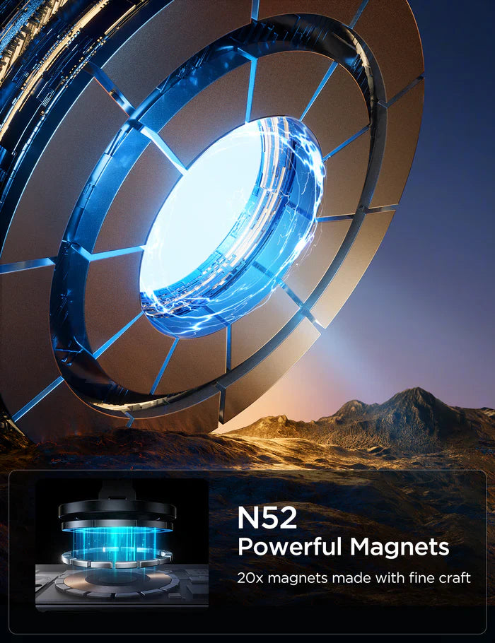 Joyroom Foldable Magnetic Car Phone Mount with Dual N52 Magnets